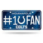 Wholesale Colts #1 Fan Metal Auto Tag