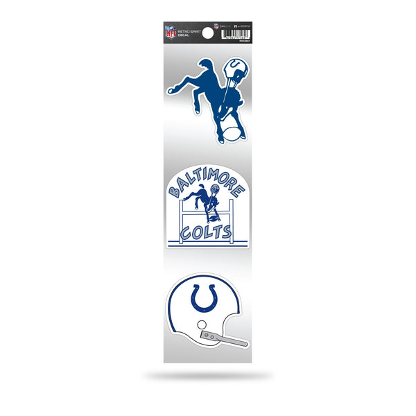 Wholesale Colts 3-Piece Retro Spirit Decals