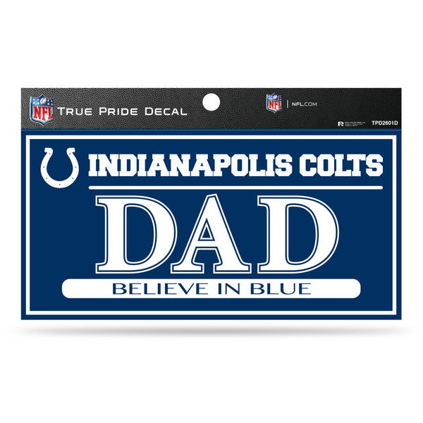 Wholesale Colts 3" X 6" True Pride Decal - Dad