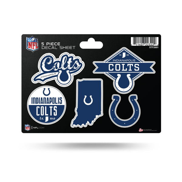 Wholesale Colts 5-Pc Sticker Sheet