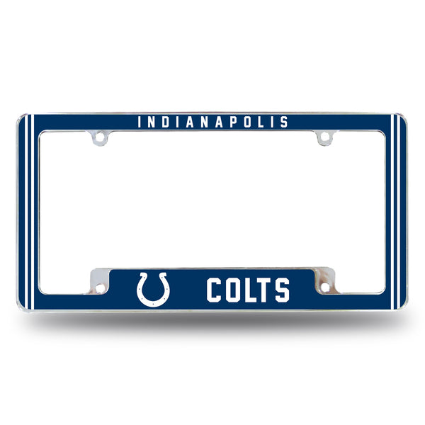 Wholesale Colts Alternate Design All Over Chrome Frame - Bottom Oriented