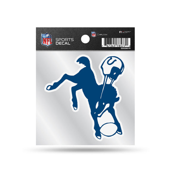 Wholesale Colts Clear Backer Decal W/ Retro Logo (4"X4")