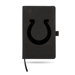 Wholesale Colts Laser Engraved Black Notepad With Elastic Band - Generic