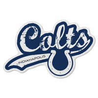 Wholesale Colts Shape Cut Logo With Header Card - Distressed Design