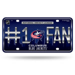 Wholesale Columbus Blue Jackets #1 Fan Metal Tag