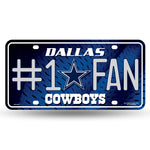 Wholesale Cowboys #1 Fan Primary Logo Metal Tag