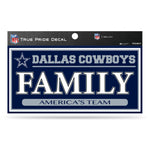 Wholesale Cowboys 3" X 6" True Pride Decal - Family