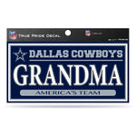 Wholesale Cowboys 3" X 6" True Pride Decal - Grandma