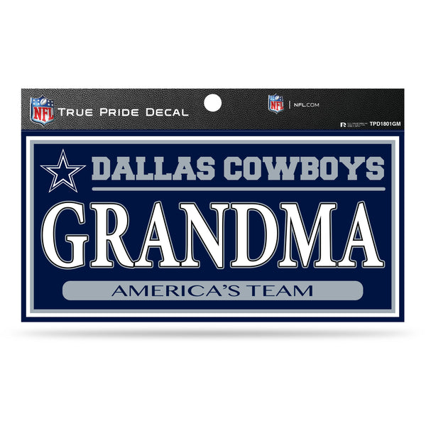 Wholesale Cowboys 3" X 6" True Pride Decal - Grandma