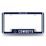 Wholesale Cowboys Alternate Design All Over Chrome Frame - Bottom Oriented