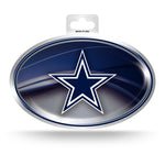 Wholesale Cowboys Metallic Oval Sticker