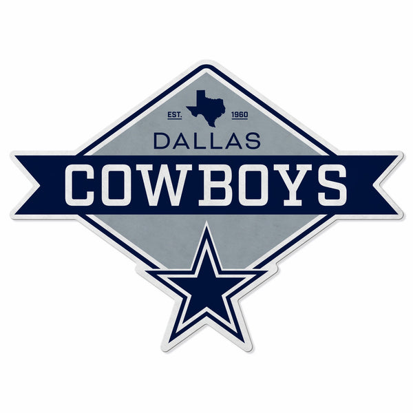 Wholesale Cowboys Shape Cut Logo With Header Card - Diamond Design