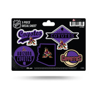 Wholesale Coyotes 5-Pc Sticker Sheet