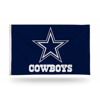 Wholesale Dallas Cowboys Banner Flag (3X5) - Navy Background W/Star And Wordmark