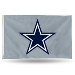 Wholesale Dallas Cowboys Banner Flag (3X5) - Silver Background W/Star