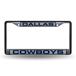 Wholesale Dallas Cowboys Black Laser Chrome 12 x 6 License Plate Frame