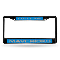 Wholesale Dallas Mavericks Black Laser Chrome 12 x 6 License Plate Frame