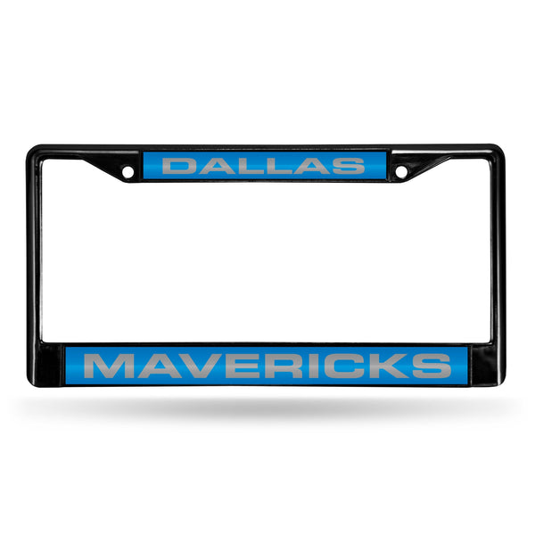 Wholesale Dallas Mavericks Black Laser Chrome 12 x 6 License Plate Frame