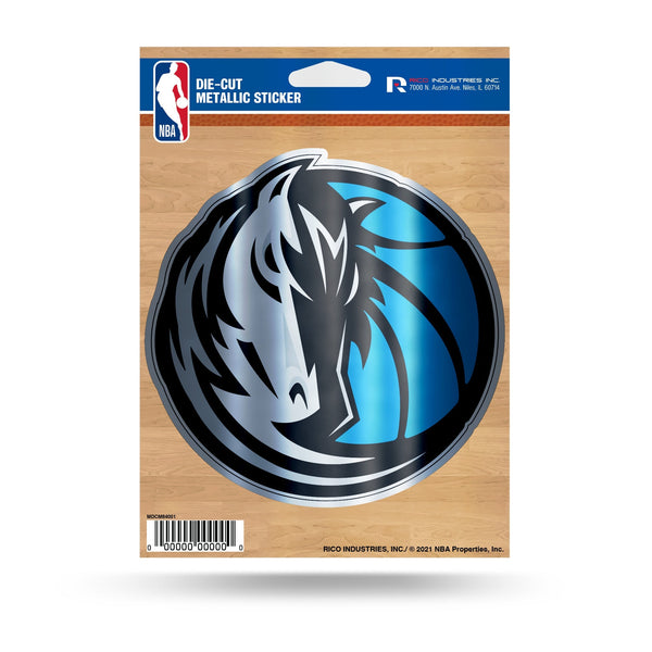 Wholesale Dallas Mavericks Die Cut Metallic Sticker