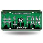 Wholesale Dallas Stars #1 Fan Metal Auto Tag