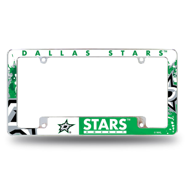 Wholesale Dallas Stars All Over Chrome Frame (Bottom Oriented)
