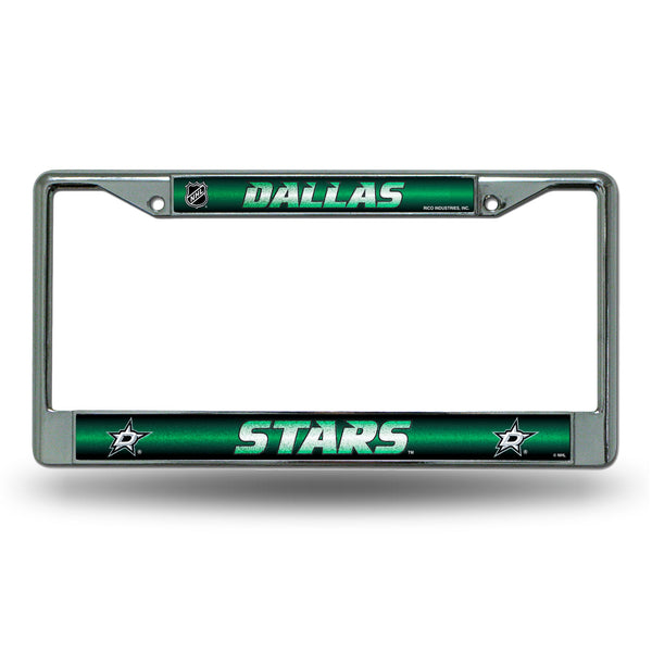 Wholesale Dallas Stars Bling Chrome License Plate Frame