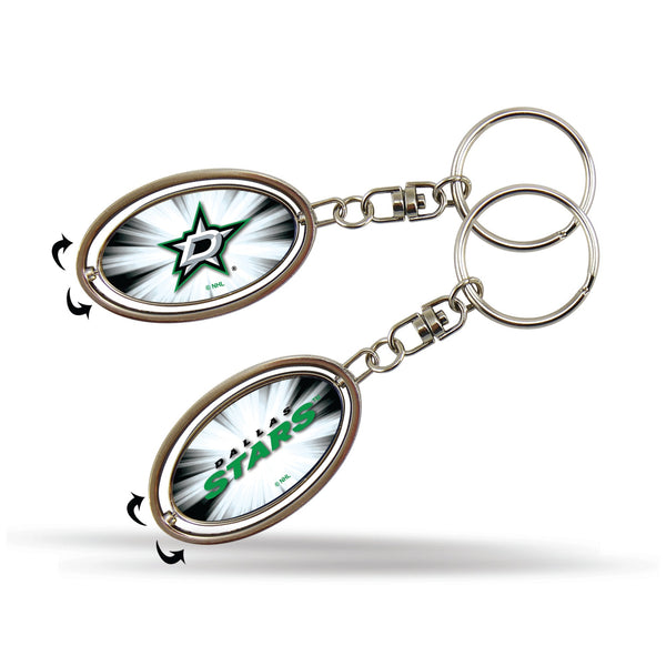 Wholesale Dallas Stars Silver Spinner Keychain