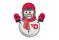 Wholesale Dayton Flyers Snowman Shape Pennant