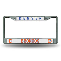 Wholesale Denver Broncos Retro D Logo Chrome Frame