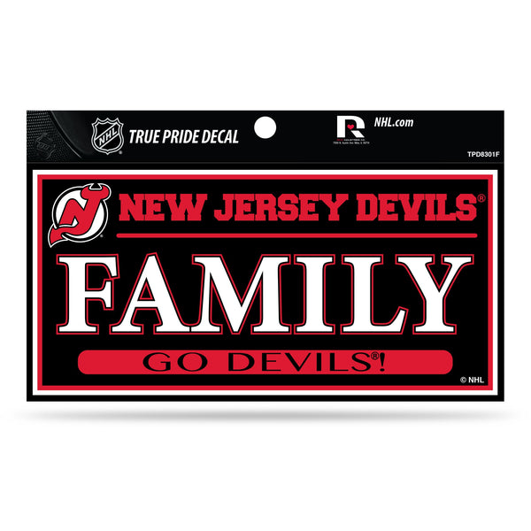 Wholesale Devils 3" X 6" True Pride Decal - Family