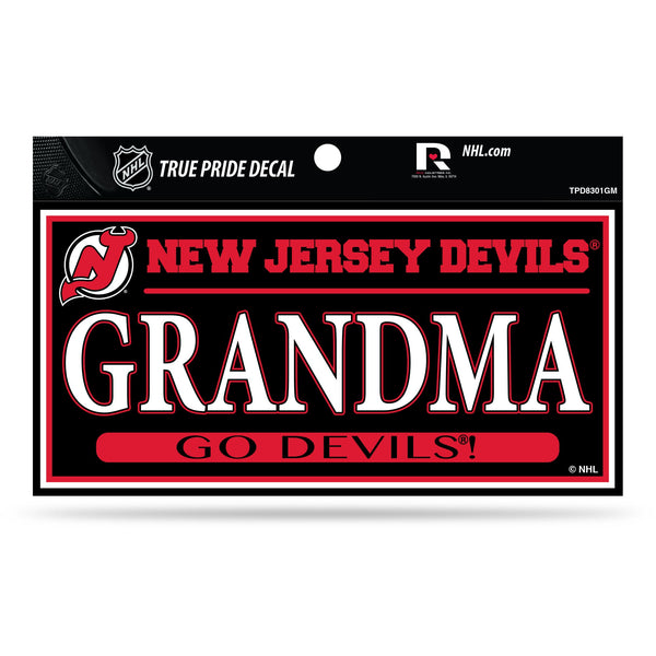 Wholesale Devils 3" X 6" True Pride Decal - Grandma