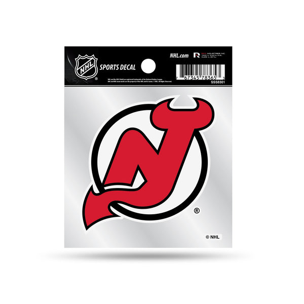 Wholesale Devils Clear Backer Decal W/ Primary Logo (4"X4")