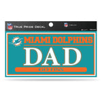 Wholesale Dolphins 3" X 6" True Pride Decal - Dad