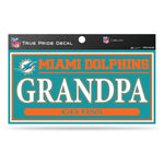 Wholesale Dolphins 3" X 6" True Pride Decal - Grandpa