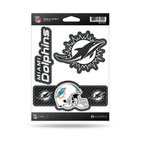 Wholesale Dolphins - Carbon Fiber Design - Triple Spirit Stickers