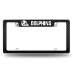 Wholesale Dolphins Custom Carbon Fiber All Over Chrome Frame (Top Oriented)
