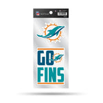 Wholesale Dolphins Double Up Die Cut Sticker