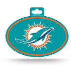 Wholesale Dolphins Full Color Oval Sticker
