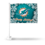 Wholesale Dolphins Holiday Themed Car Flag