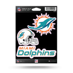 Wholesale Dolphins Triple Play Sticker