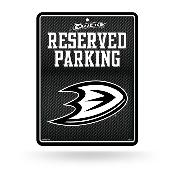 Wholesale Ducks - Carbon Fiber Design - Metal Parking Sign