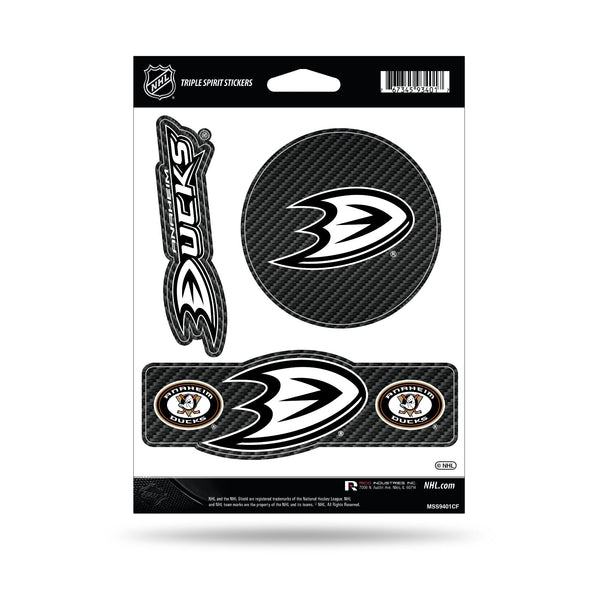 Wholesale Ducks - Carbon Fiber Design - Triple Spirit Stickers