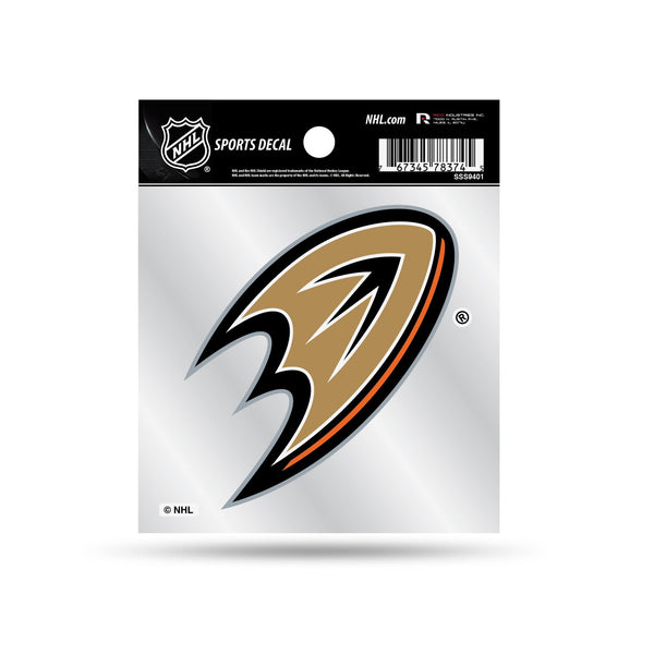 Wholesale Ducks Clear Backer Decal W/ Primary Logo (4"X4")