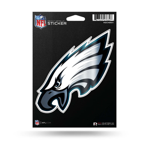 Wholesale Eagles Die Cut Metallic Sticker
