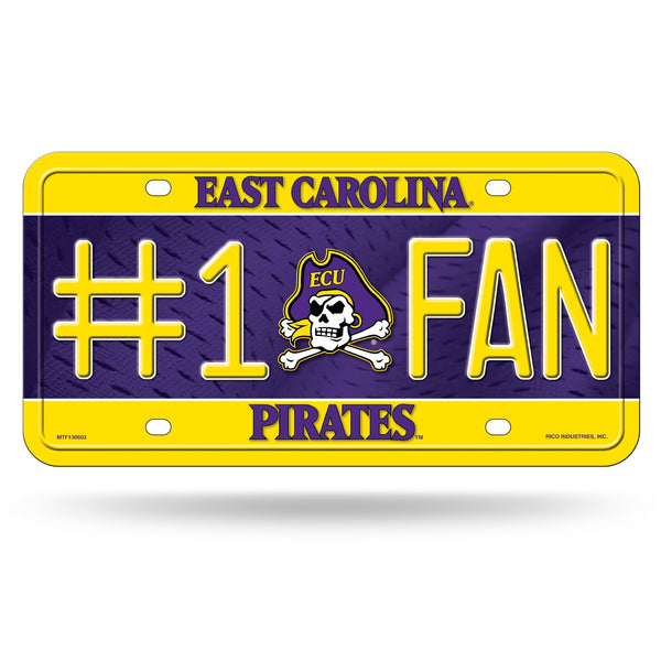 Wholesale East Carolina #1 Fan Metal Tag