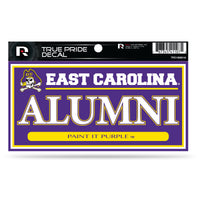 Wholesale East Carolina 3" X 6" True Pride Decal - Alumni