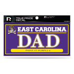 Wholesale East Carolina 3" X 6" True Pride Decal - Dad