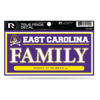 Wholesale East Carolina 3" X 6" True Pride Decal - Family