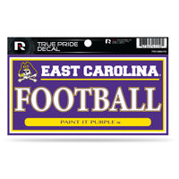 Wholesale East Carolina 3" X 6" True Pride Decal - Football