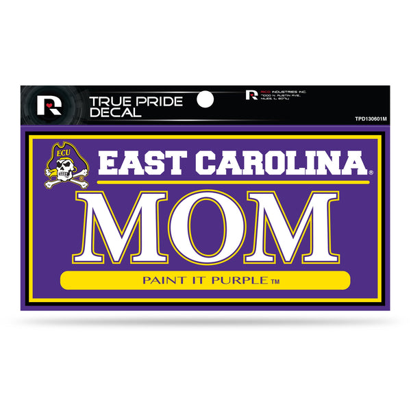 Wholesale East Carolina 3" X 6" True Pride Decal - Mom